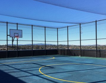 Engineering Dynamics Nexus 10 Rooftop Basketball Court Isolation Project